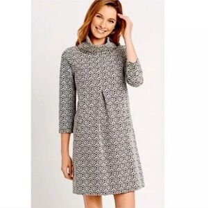 Tyler Boe Women's Kim Cowl Neck Brocade Print A-Line Dress